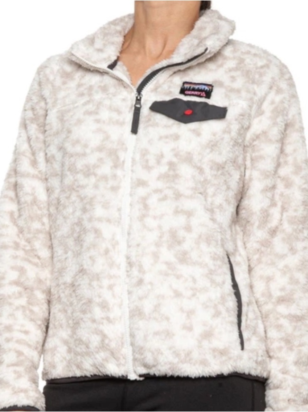 NWT Gerry  Crema Camo Full Zip Plush Pile Jacket Size Medium